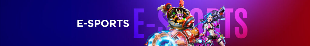 MWIN8 Esports banner with vibrant gaming characters representing online esports betting